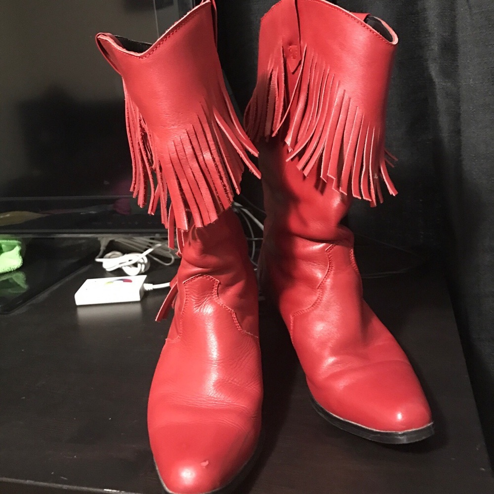 Woman’s cowgirl boots